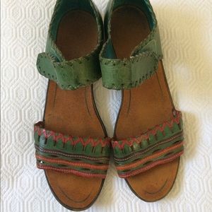 Pinwheels Leather Sandals Size 5